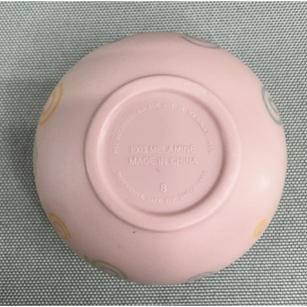 Melamine Nesting Measuring Cups Set of 5 Pink Purple Swirl Kitsch Kitchen